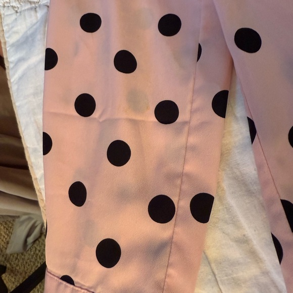 NY Collection Blush Button-Down with Black Dots - Picture 11 of 16